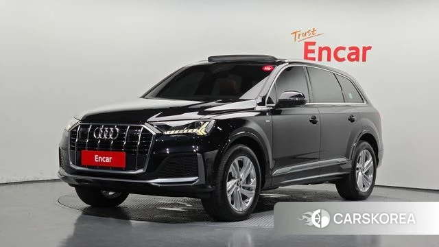 Audi Q7 (4M) 2021 Черный из Кореи