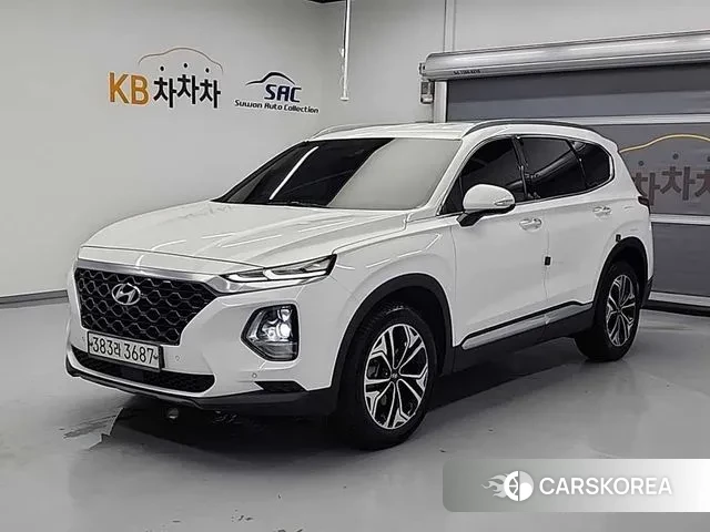 Hyundai Santa Fe TM 2019 Белый из Кореи