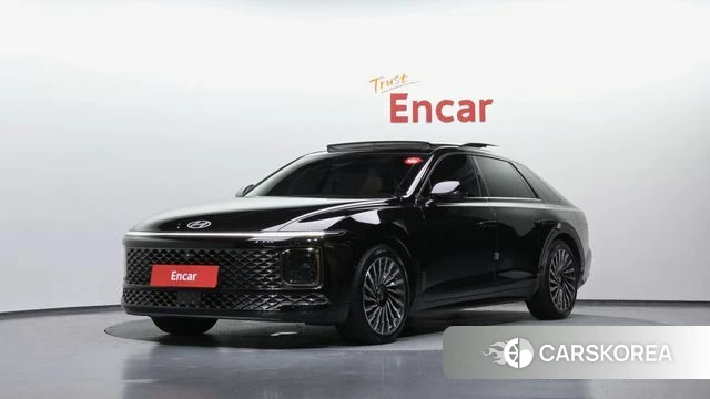Hyundai Grandeur Hybrid (GN7) 2023 Черный из Кореи