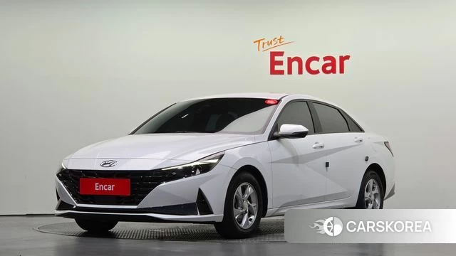 Hyundai Avante (CN7) 2020 Белый из Кореи