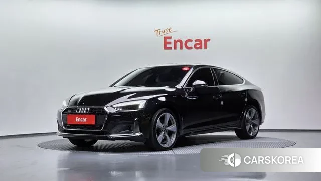 Audi A5 (F5) 2021 Черный из Кореи