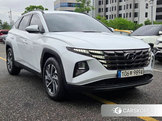 Hyundai Tucson (NX4) 2021 Белый из Кореи