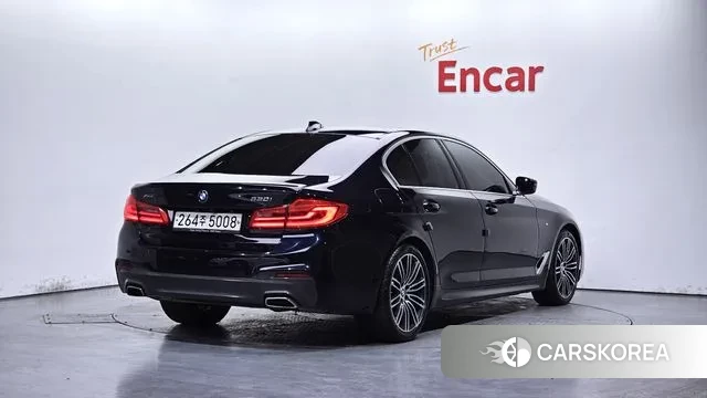 BMW 5 Series (G30) 2019 Синий из Кореи