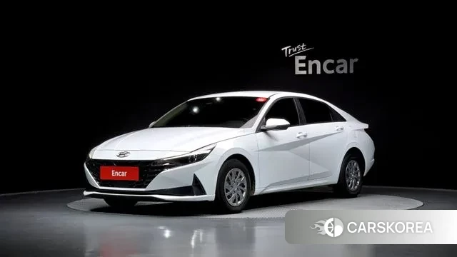 Hyundai Avante (CN7) 2021 Белый из Кореи