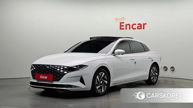 Hyundai The New Grandeur IG Hybrid 2021 Белый из Кореи