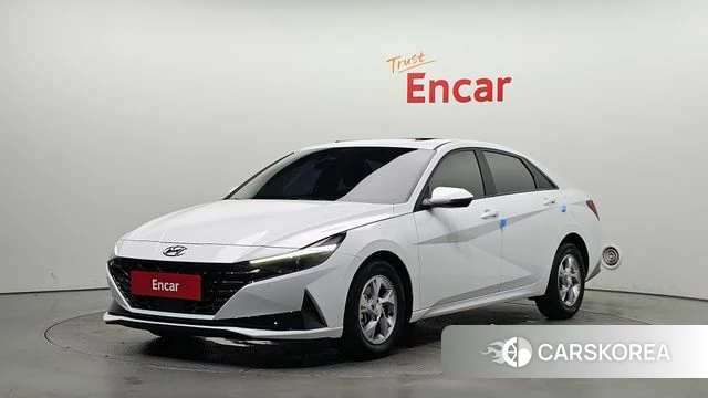 Hyundai Avante (CN7) 2020 Белый из Кореи