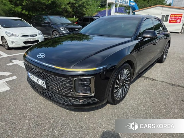 Hyundai Grandeur Hybrid (GN7) 2023 Черный из Кореи