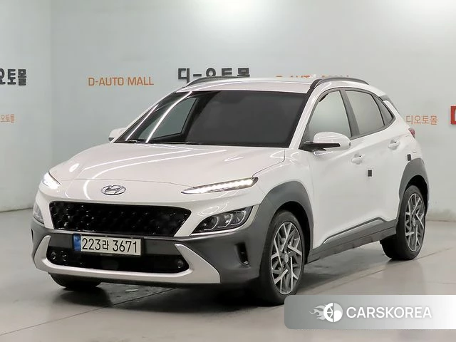 Hyundai The New Kona Hybrid 2022 Белый из Кореи
