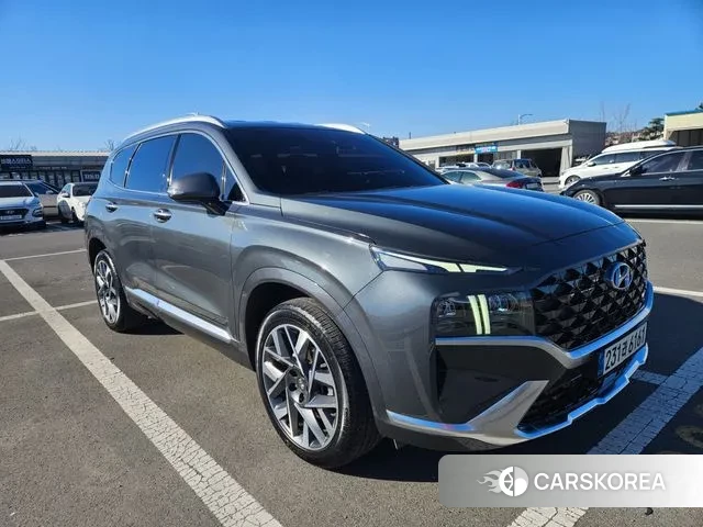 Hyundai The New Santa Fe 2021 Серый из Кореи