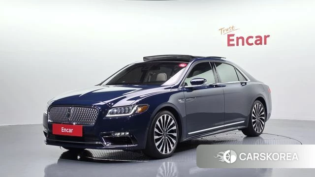 Lincoln Continental 10th Generation 2019 Синий из Кореи