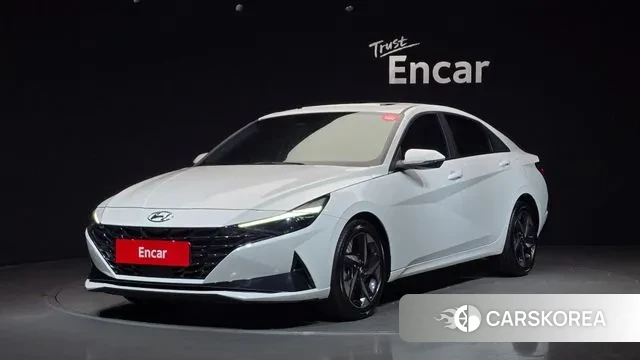 Hyundai Avante (CN7) 2020 Белый из Кореи