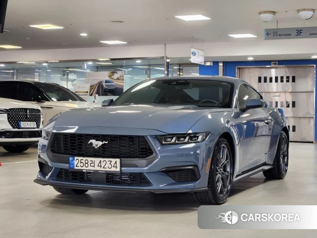 Ford Mustang 7th Generation 2024 Синий из Кореи