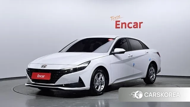 Hyundai Avante (CN7) 2021 Белый из Кореи