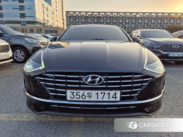 Hyundai Sonata Hybrid (DN8) 2021 Черный из Кореи