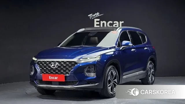 Hyundai Santa Fe TM 2018 Синий из Кореи