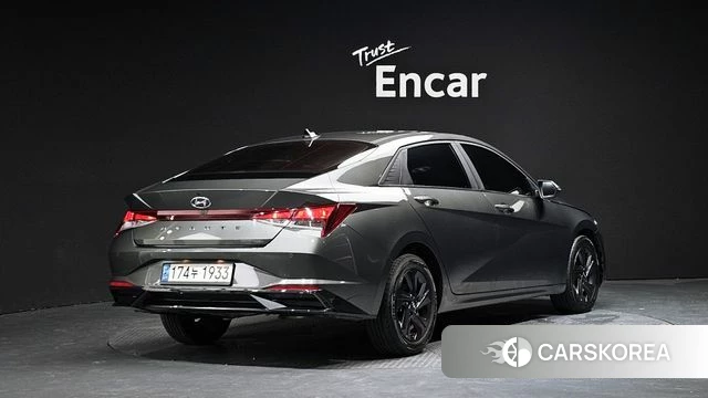 Hyundai Avante (CN7) 2023 Синий нефрит из Кореи