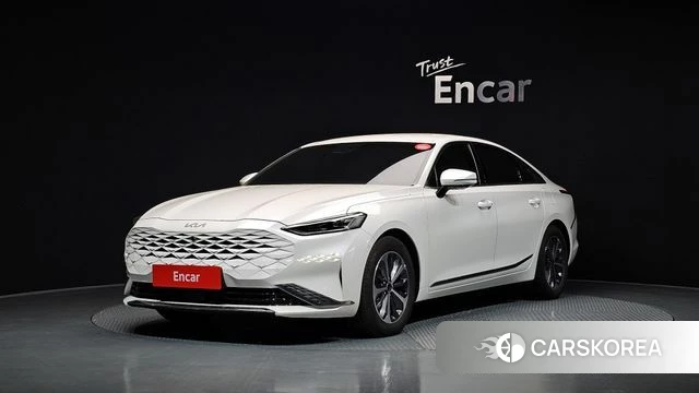 Kia K8 Hybrid 2023 Белый из Кореи