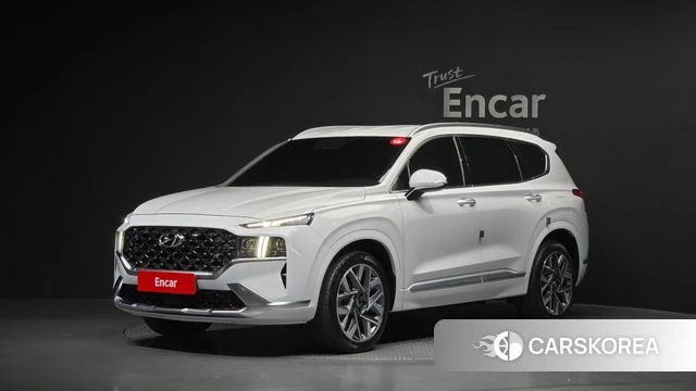 Hyundai The New Santa Fe 2021 Серебристо-серый из Кореи