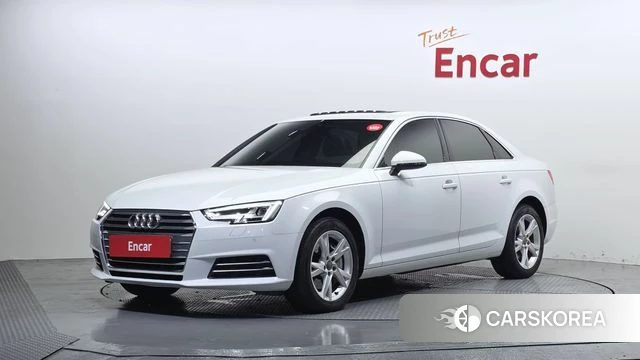 Audi A4 (B9) 2018 Белый из Кореи