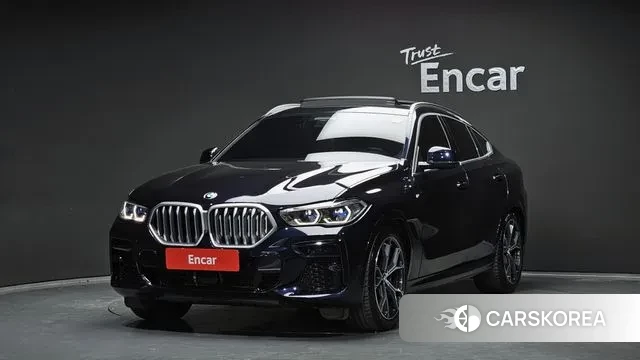 BMW X6 (G06) 2022 Черный из Кореи