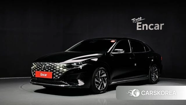 Hyundai The New Grandeur IG Hybrid 2021 Черный из Кореи
