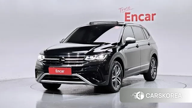 Volkswagen Tiguan Allspace 2023 Черный из Кореи