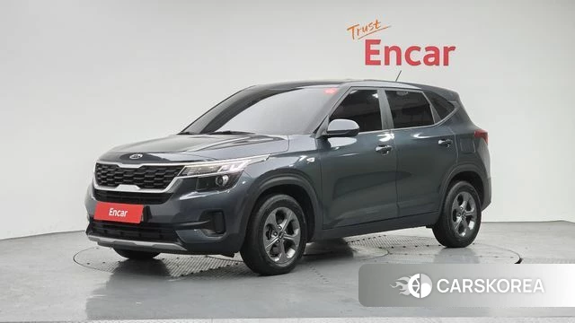 Kia Seltos 2021 Небесно-голубой из Кореи