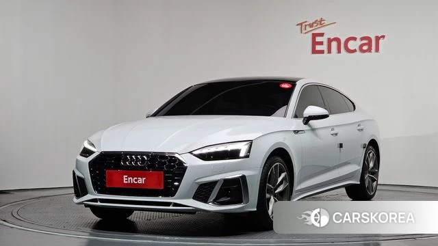 Audi A5 (F5) 2021 Белый из Кореи