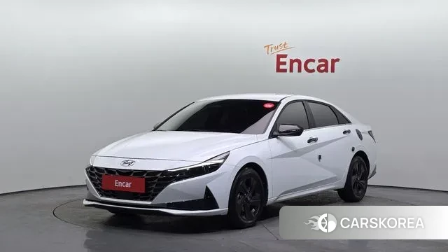 Hyundai Avante (CN7) 2022 Белый из Кореи