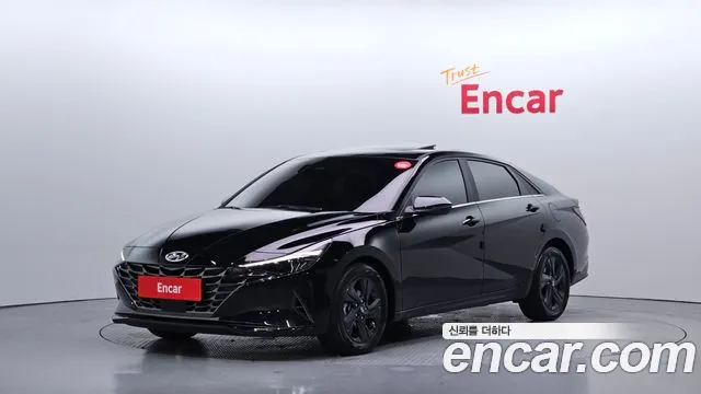 Hyundai Avante (CN7) 2020 Черный из Кореи