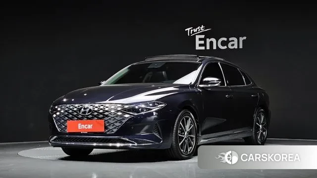 Hyundai The New Grandeur IG Hybrid 2021 Синий из Кореи