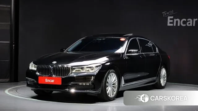 BMW 7 Series (G11) 2018 Черный из Кореи