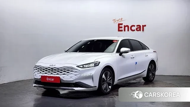 Kia K8 Hybrid 2023 Белый из Кореи