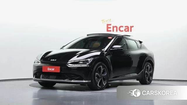 Kia EV6 2022 Черный из Кореи
