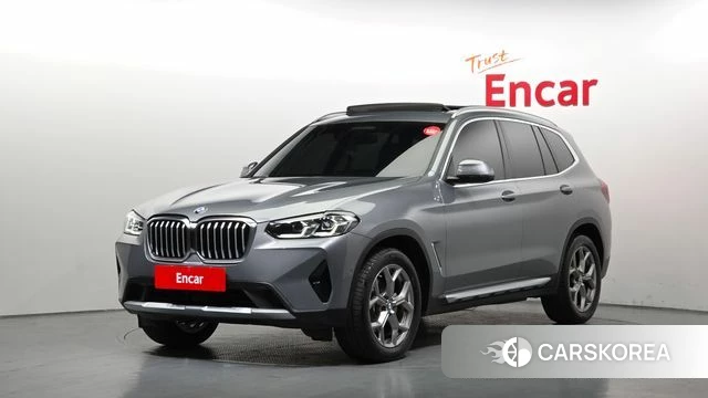 BMW X3 (G01) 2022 Серебристо-серый из Кореи
