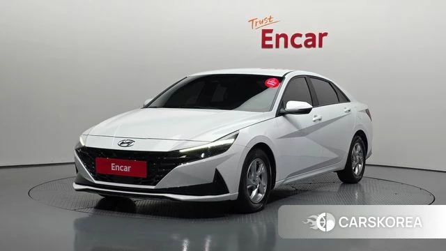 Hyundai Avante (CN7) 2021 Белый из Кореи