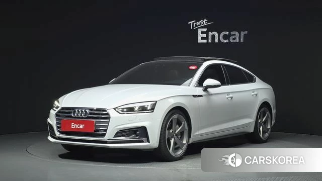 Audi A5 (F5) 2019 Белый из Кореи