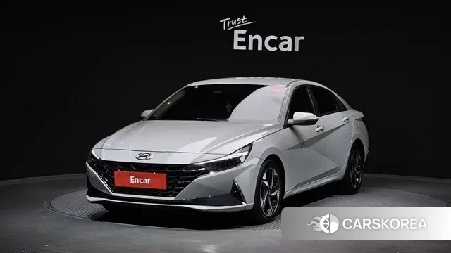 Hyundai Avante (CN7) 2021 Серебристо-серый из Кореи