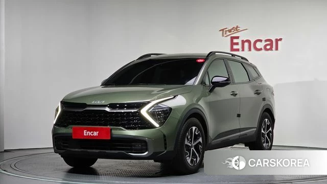 Kia Sportage 5th Generation Hybrid 2023 Зеленый из Кореи