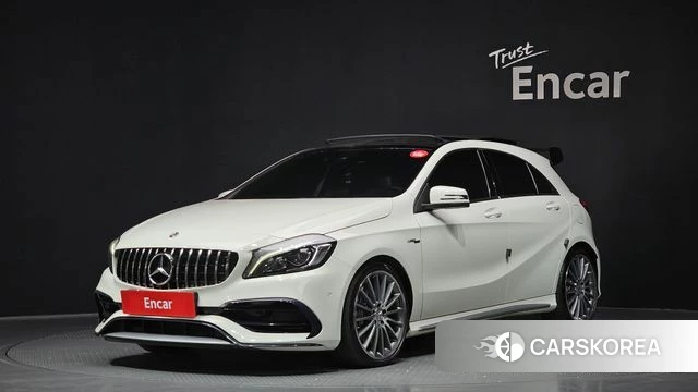 Mercedes-Benz A-Class W176 2018 Белый из Кореи