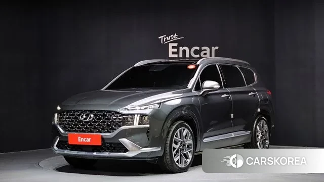 Hyundai The New Santa Fe 2021 Серый из Кореи