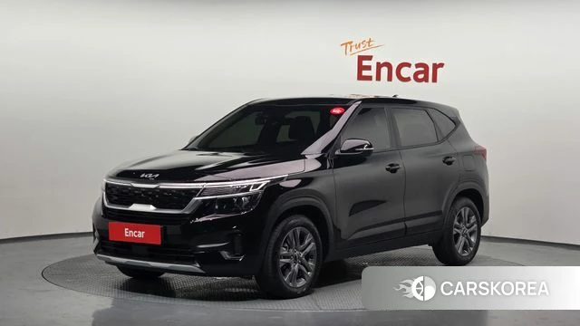 Kia Seltos 2022 Черный из Кореи