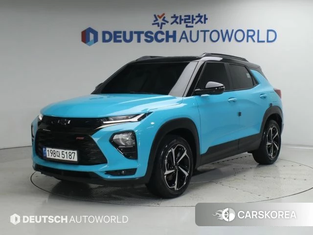 Chevrolet (GM Daewoo) Trailblazer 2022 Небесно-голубой из Кореи