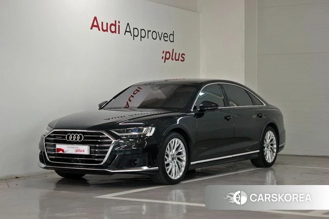 Audi A8 (D5) 2021 Черный двухцветный из Кореи