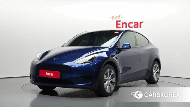 Tesla Model Y 2023 Синий из Кореи