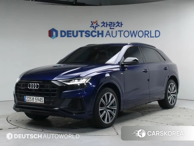 Audi Q8 (4M) 2021 Синий из Кореи