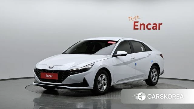 Hyundai Avante (CN7) 2022 Белый из Кореи