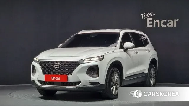 Hyundai Santa Fe TM 2020 Белый из Кореи