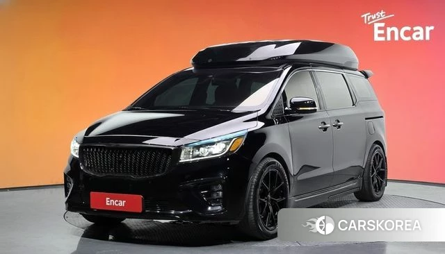 Kia The New Carnival 2018 Черный из Кореи