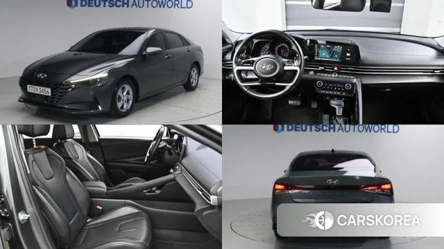Hyundai Avante (CN7) 2021 Серый из Кореи